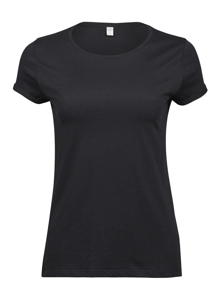 Tee Jays | Roll-Up Tee | Damer Black