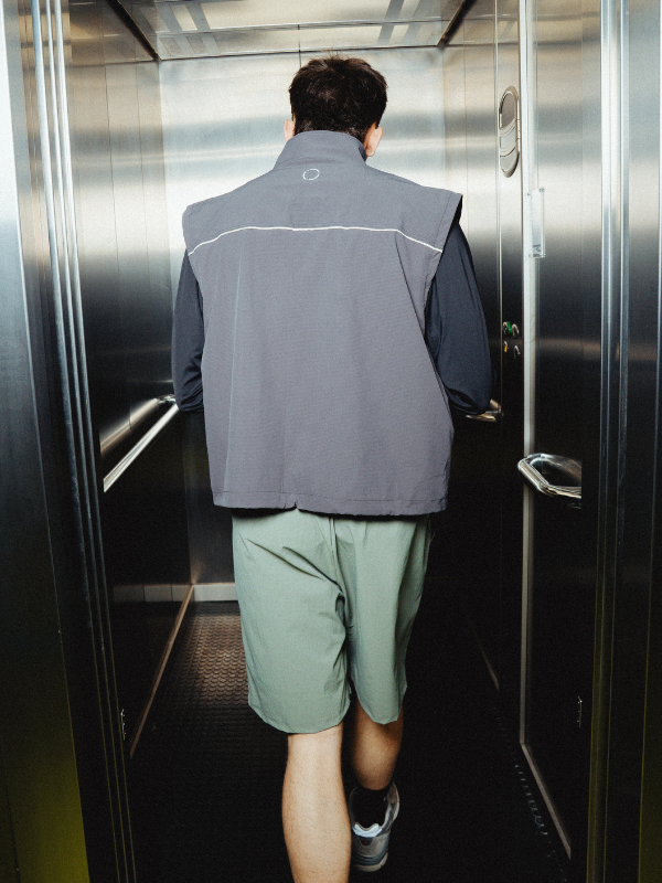 Tech belt shorts | Unisex Dusty green