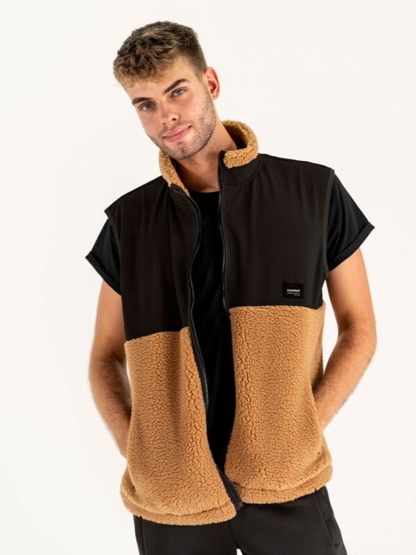 Teddyväst | Unisex Svart