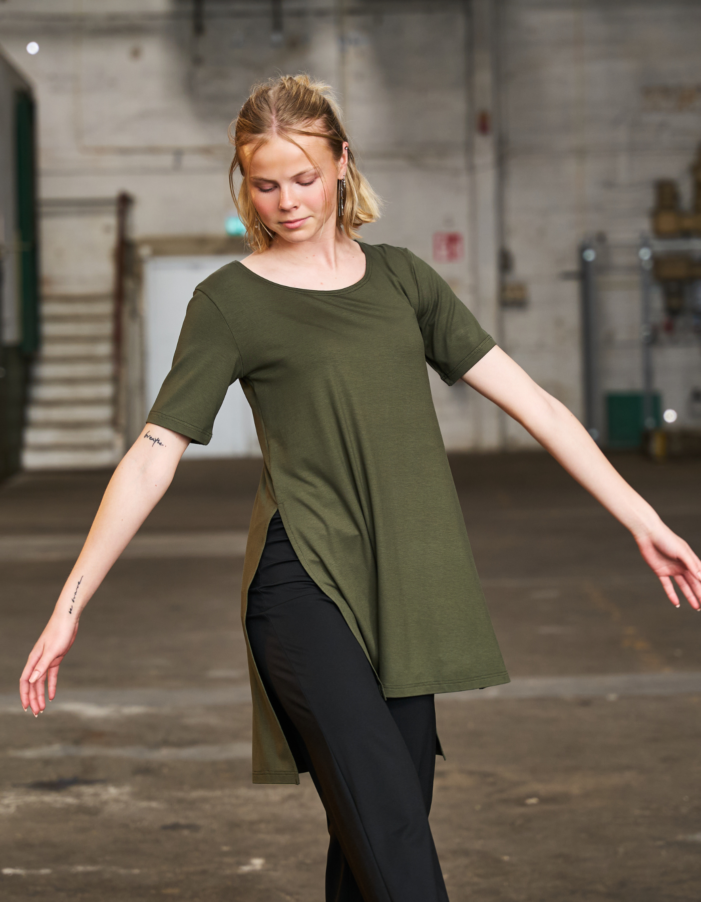 Aro top | Dämer Army Green