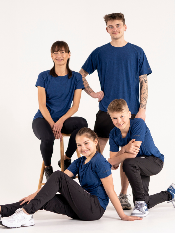 Performance tee | Män Blue