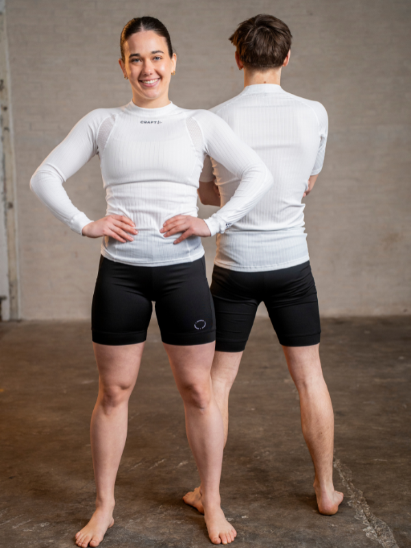Rosa shorts med ficka I Unisex