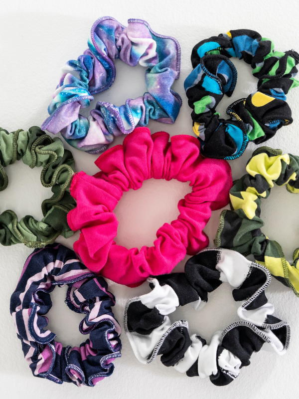 Scrunchie | NS-165 Dark Rose