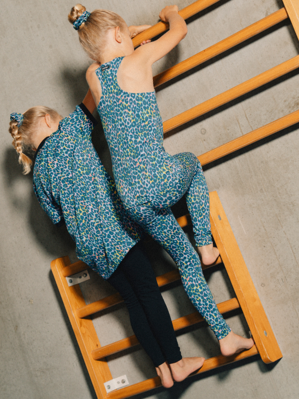 Leggings no. ns-179 Blue Leo