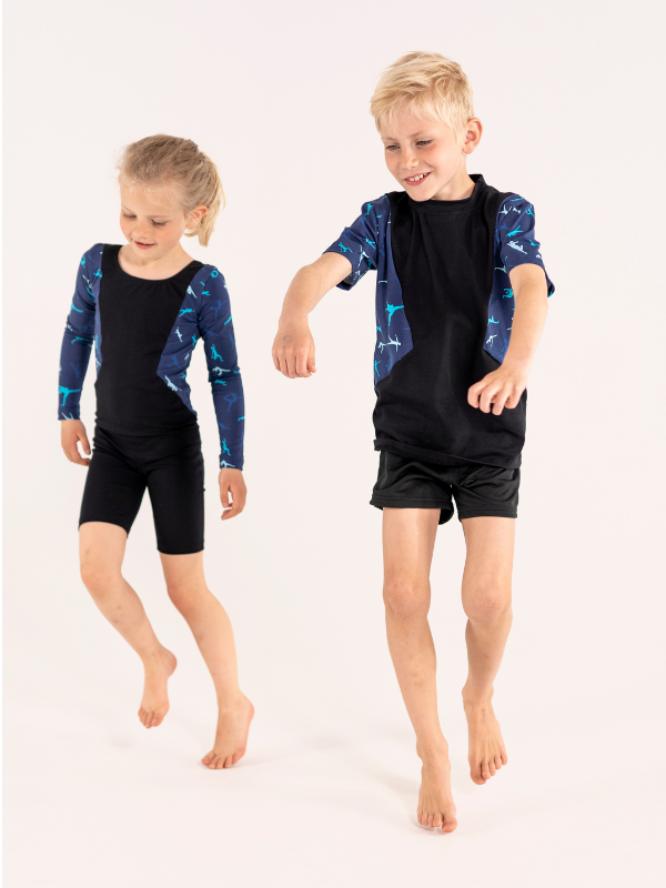 T-shirt | NS-182 Blue gymnast