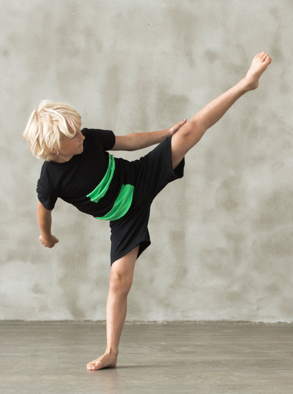 T-shirt | NS-136 UDG Svart-Lime