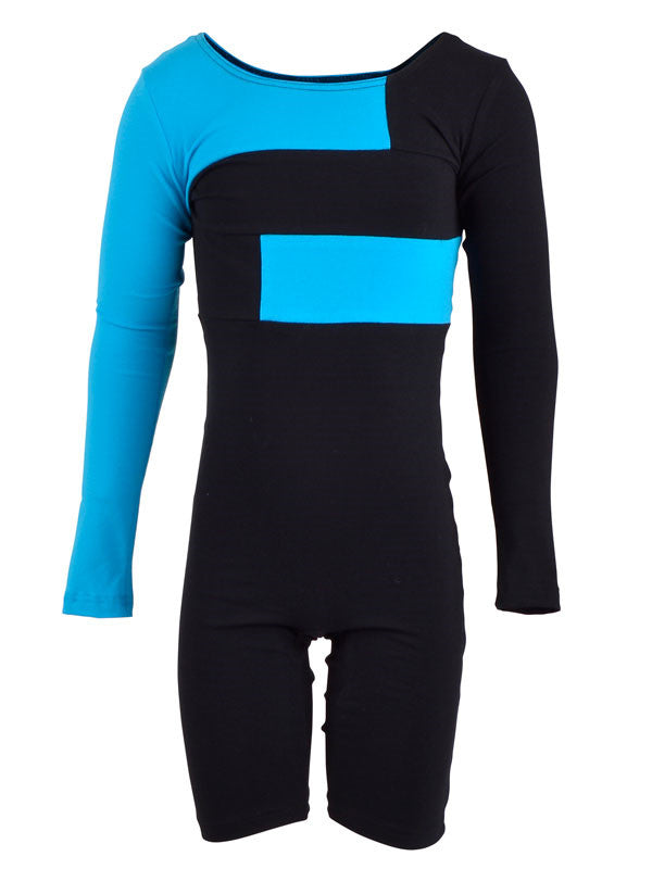 Catsuit no. NS-140 Black/Turquoise