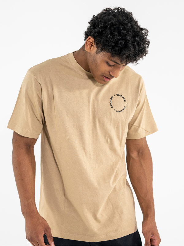 Organic tee | Men Beige