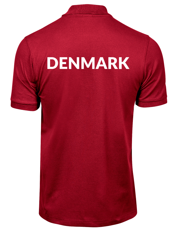 GymDanmark Tee Jays Luxury Polo | Röd