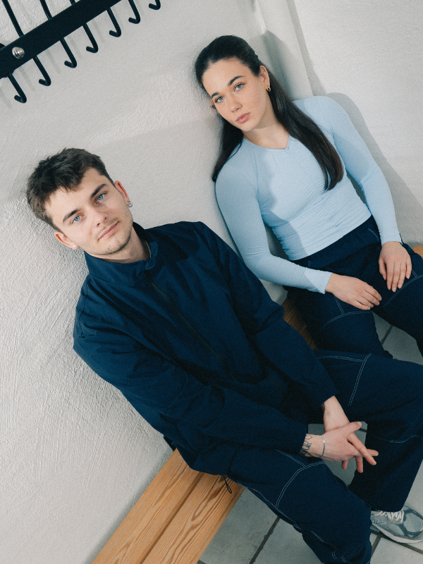 Tech 01 full zip | Unisex Marine blue