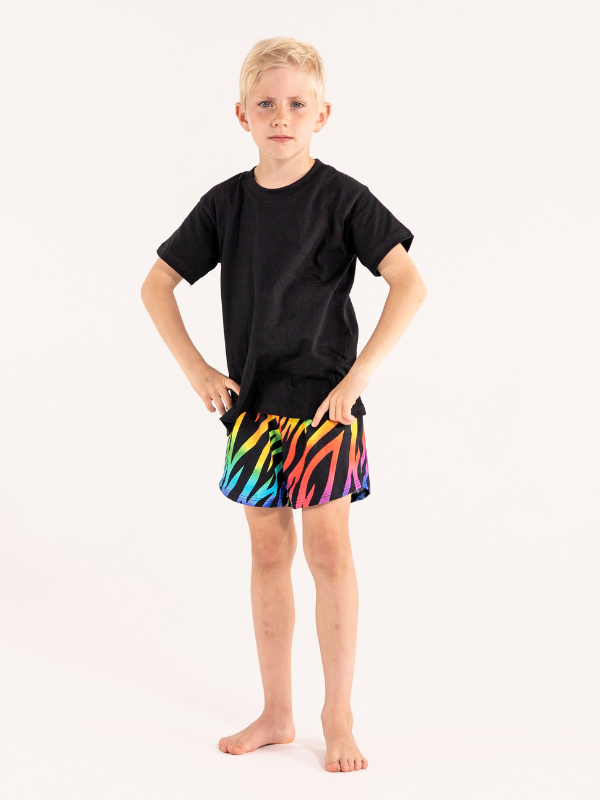 Shorts | NS-157 Regnbågsfärgad tiger