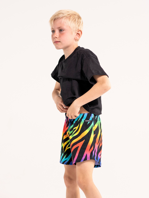 Shorts | NS-157 Regnbågsfärgad tiger