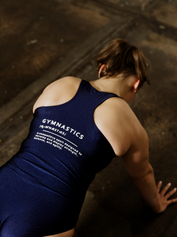 Training leotard Marine blue