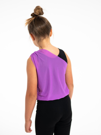 CATSUIT | NS-174 | Uttag Svart-lila