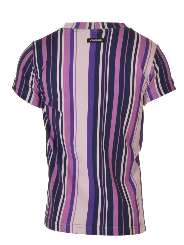 T-shirt | NS-158 | Outlet Lila randig