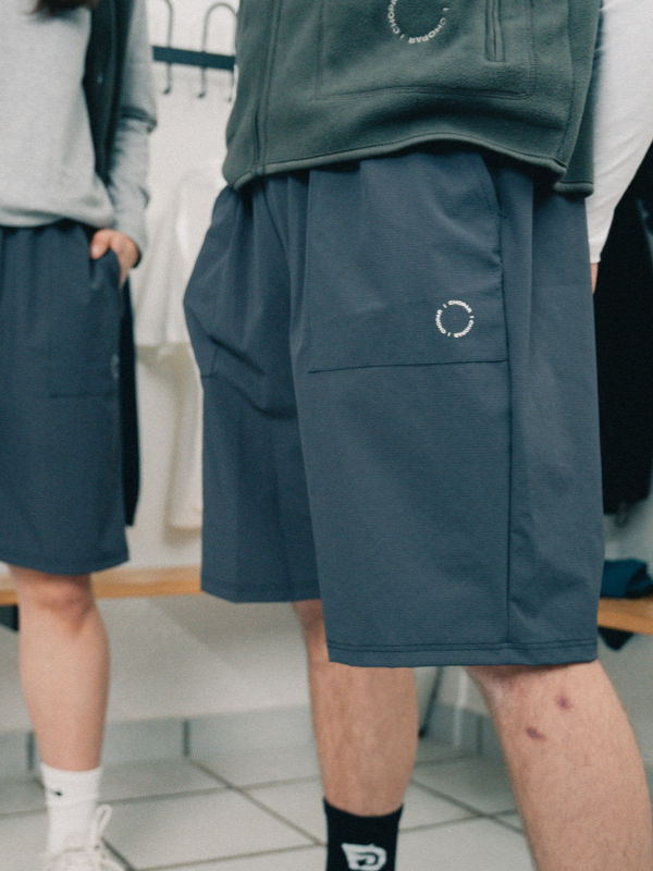 Tech bermuda shorts | Unisex Dark Grey
