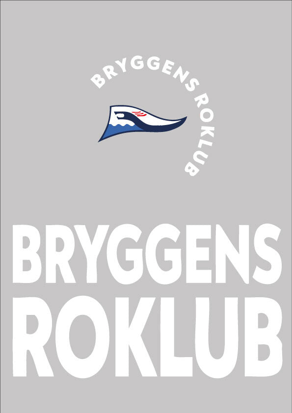Bryggens Roklub. Logotyppaket 1 (4-färgad)