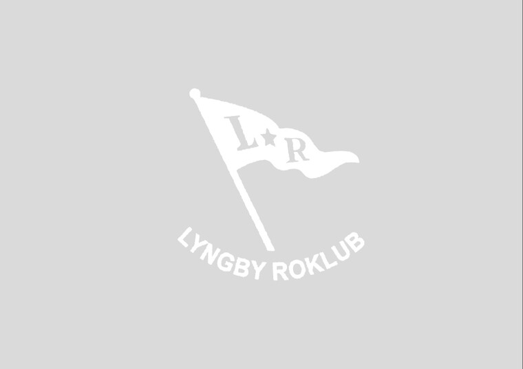 Lyngby Roklub, vit, 7cm