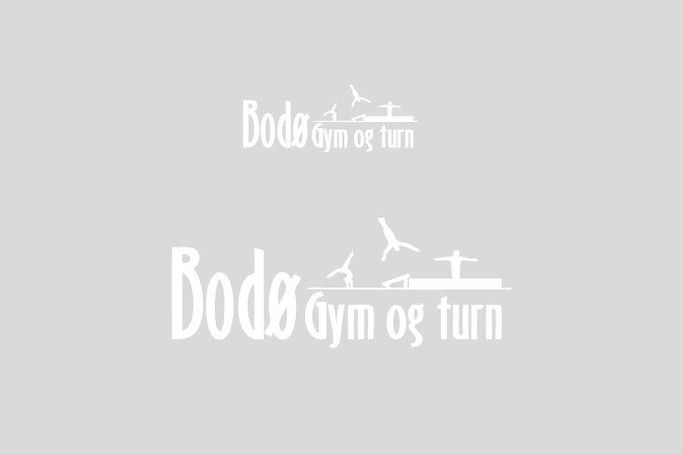 Bodø Logopackage white (4069+4070)