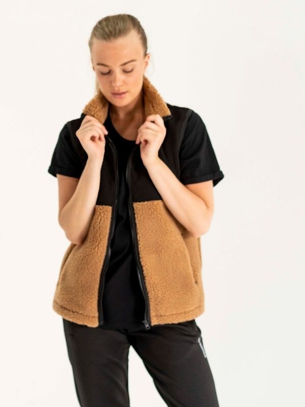 Teddyväst | Unisex Svart