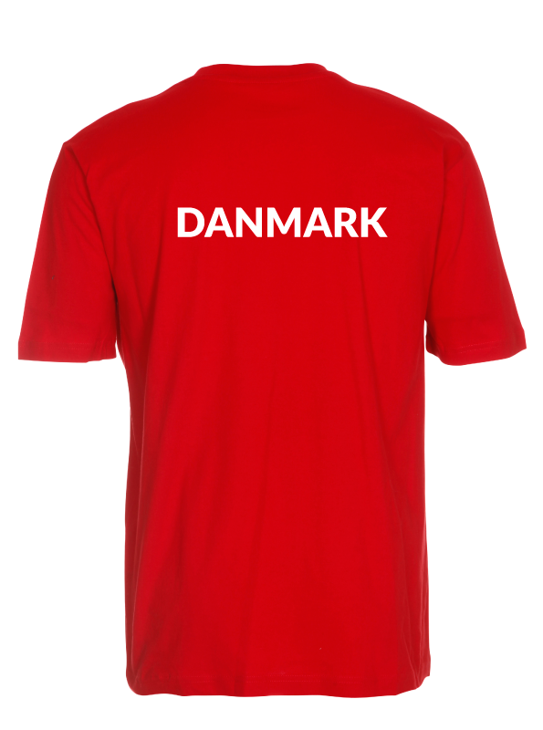 GymDanmark T-shirt | Unisex | Röd