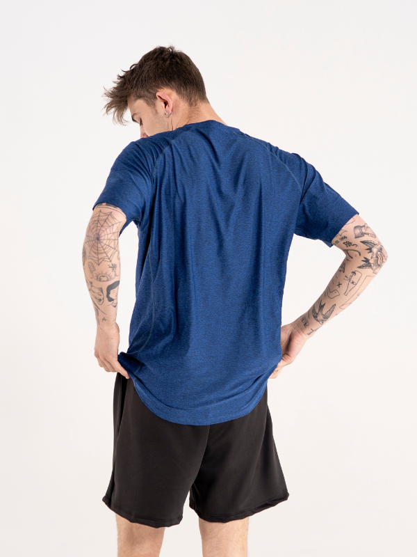 Performance tee | Män Blue