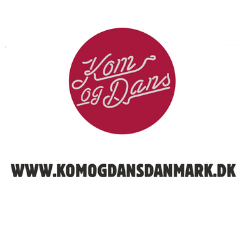 Come and Dance-logotyp - svart text