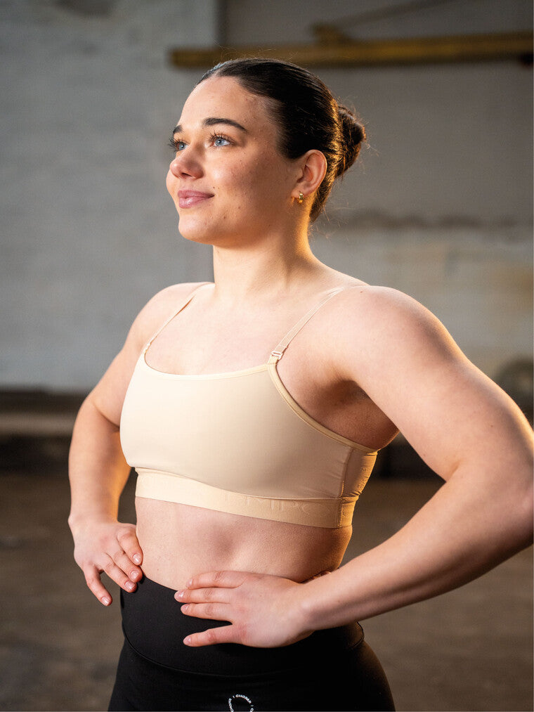 Empower padded bra  Beige