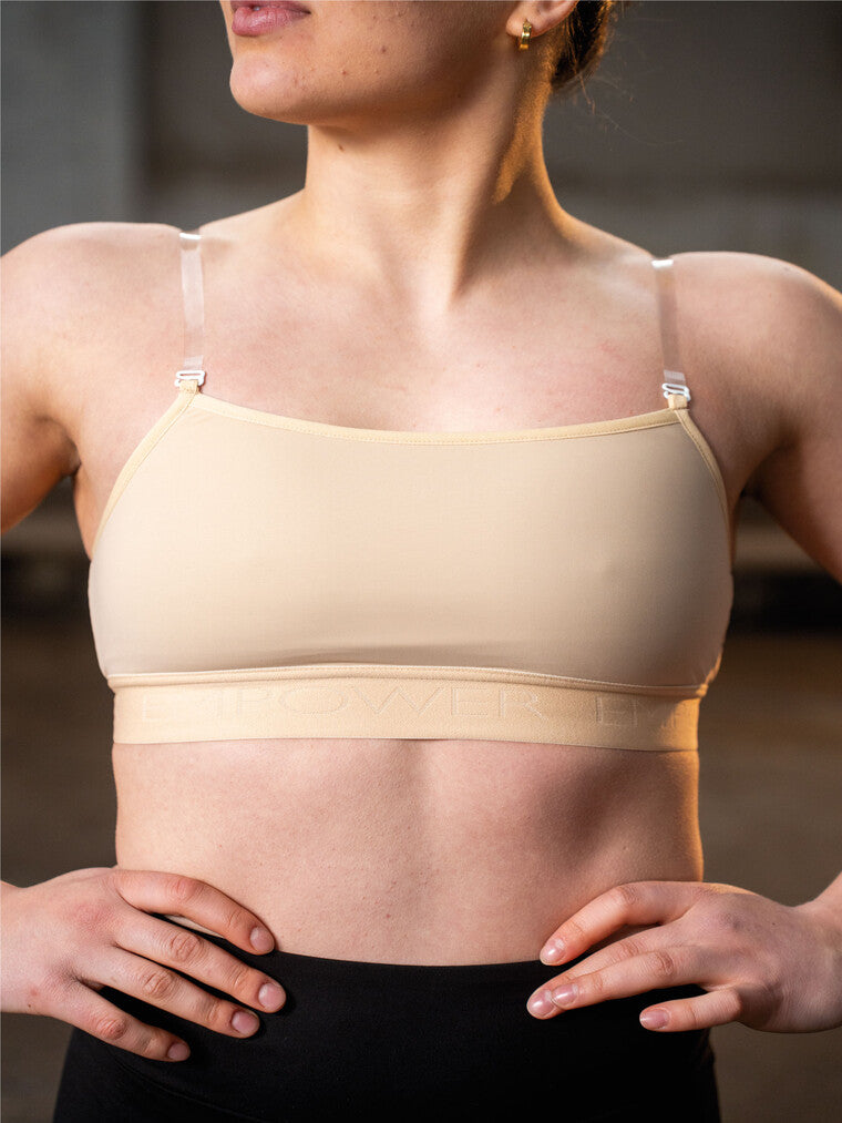 Empower padded bra  Beige