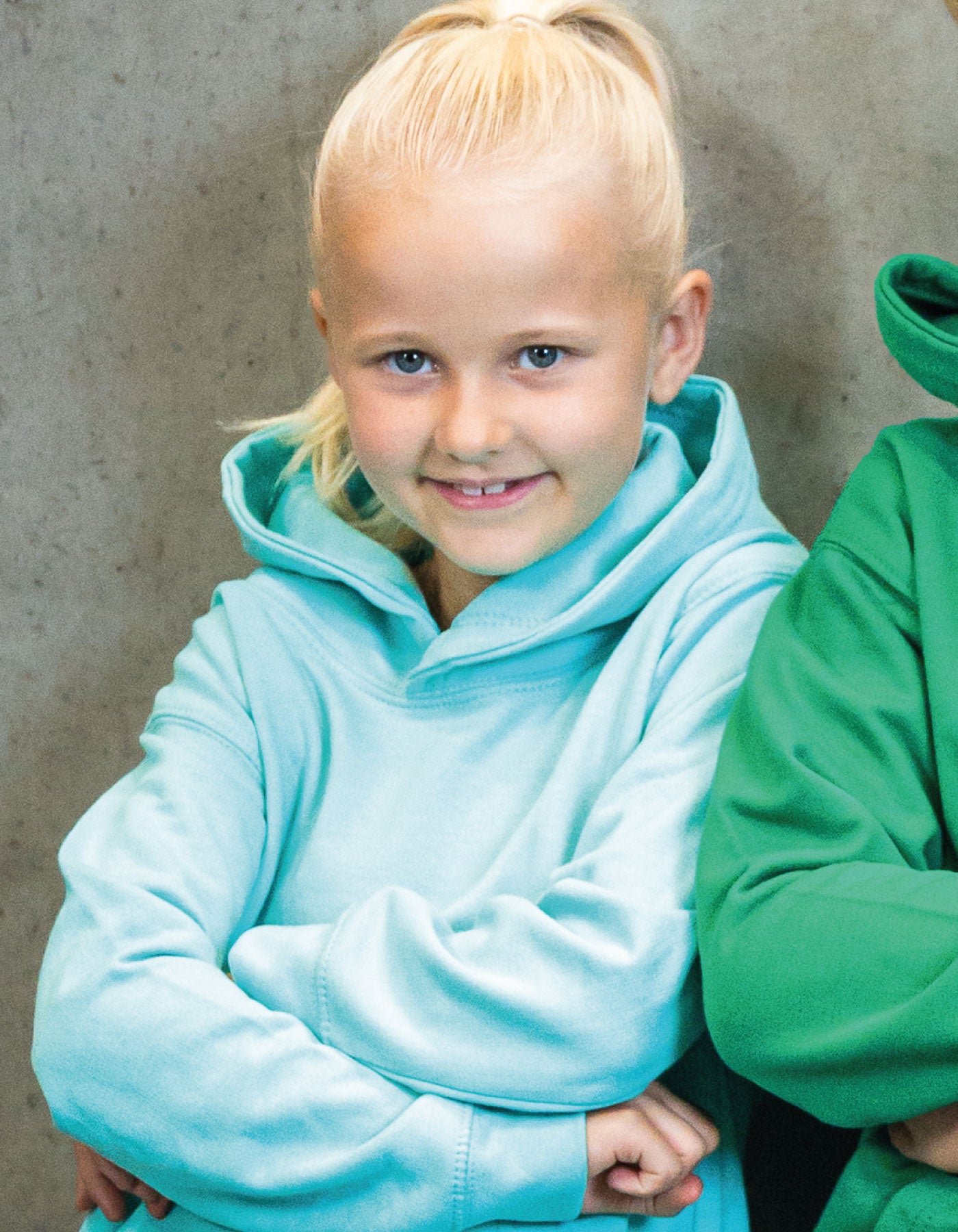 Hoodie för barn | Candyfloss Pink