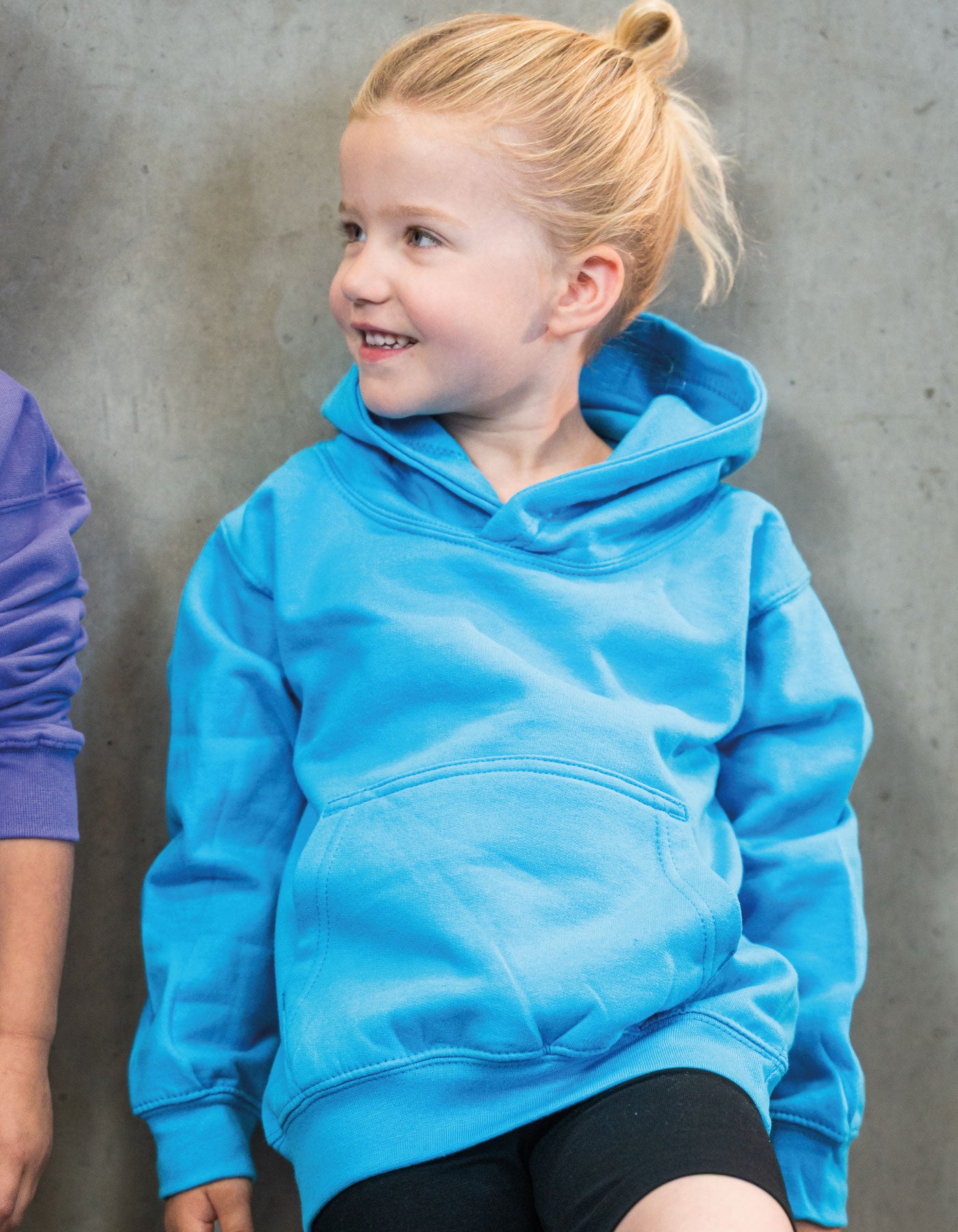 Hoodie för barn | Candyfloss Pink