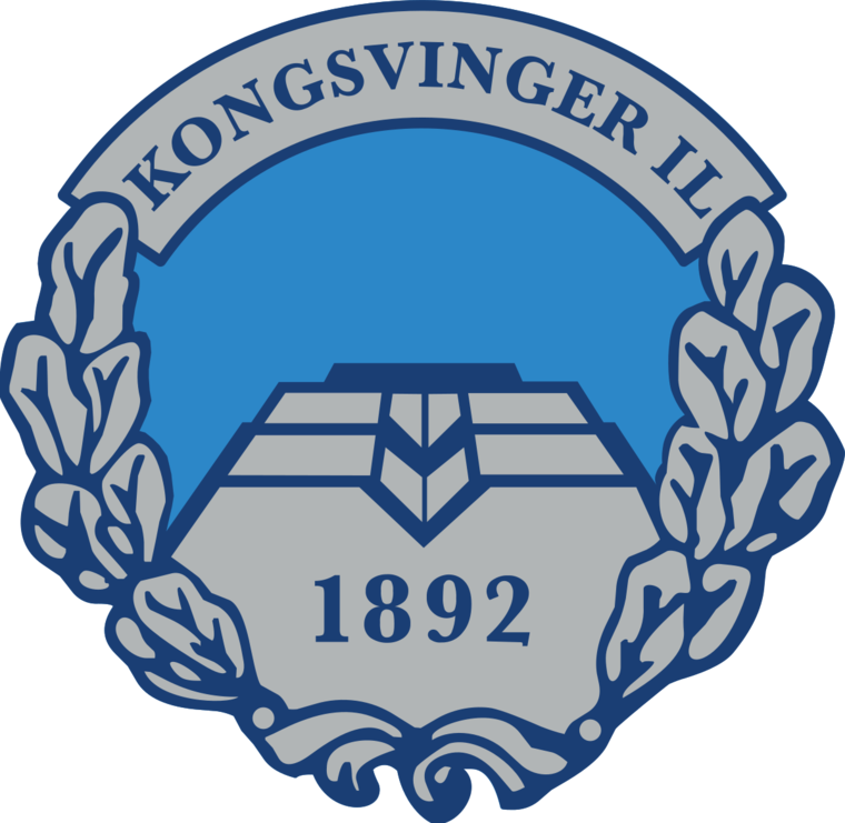 Kongsvinger IL 3-färgad logotyp