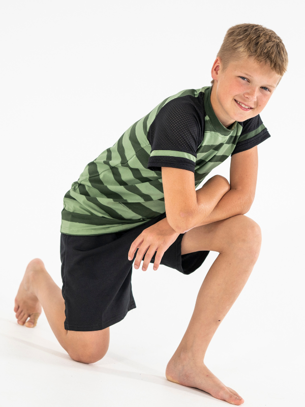 T-shirt | NS-169 Green Stripes