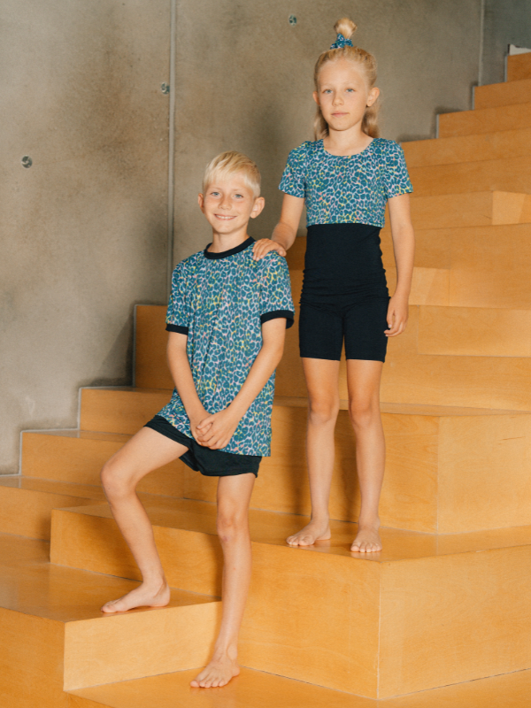 Loose t-shirt | NS-175 Blue Leo