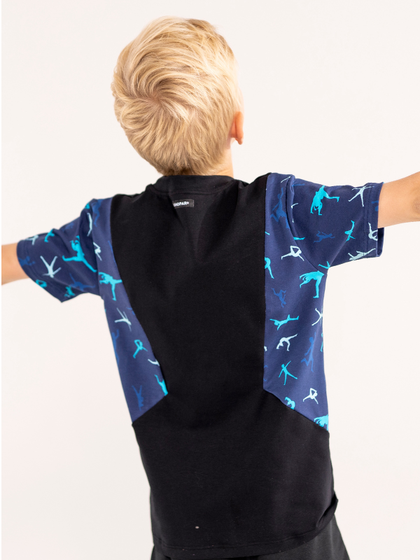 T-shirt | NS-182 Blue gymnast
