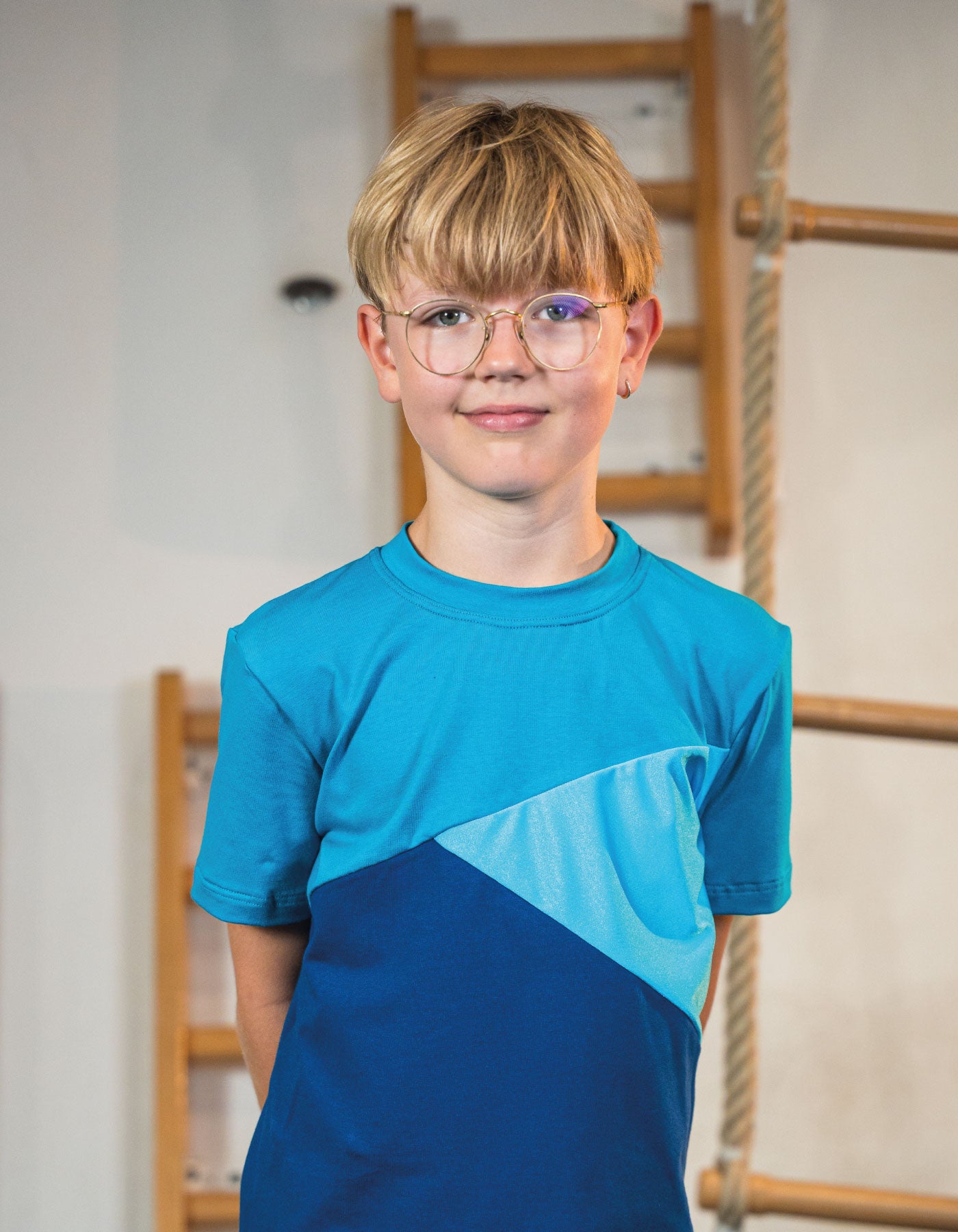 T-shirt | NS-191 Dark Blue / petrol / Light Blue