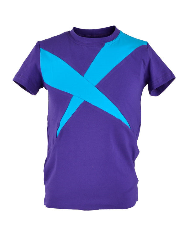 T-shirt | NS-124 Udg Lila-Turkos