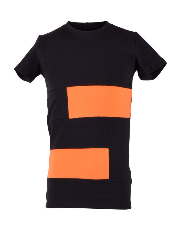 T-shirt | NS-136 Udg Svart-orange