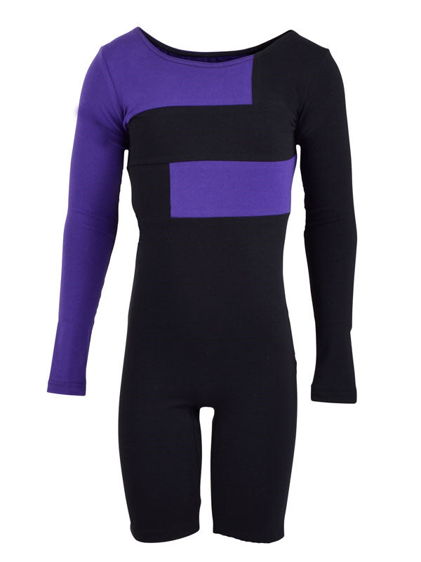 Catsuit no. NS-140 Black/Purple