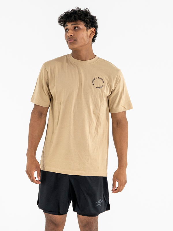 Organic tee | Men Beige