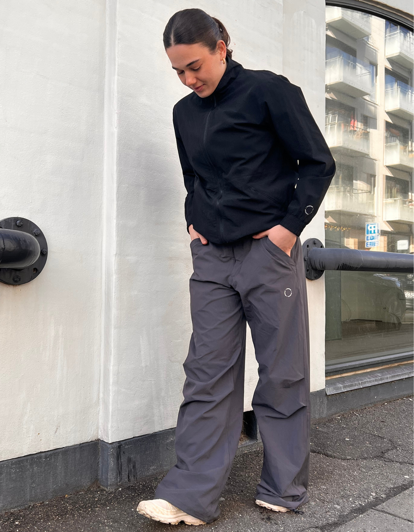 Tech Parachute pants | Unisex | Dark grey