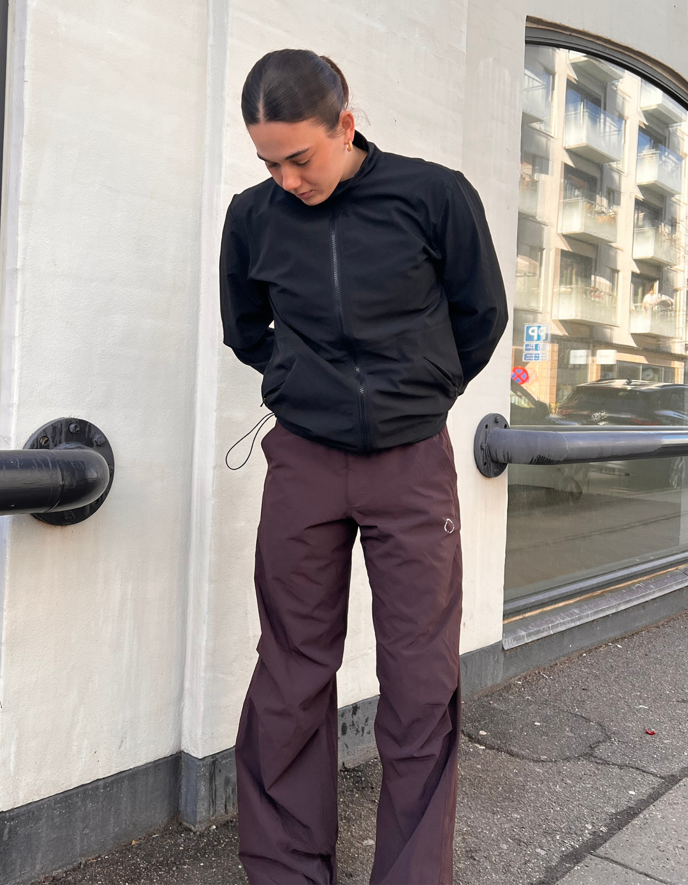 Tech Parachute pants | Unisex | Dark brown