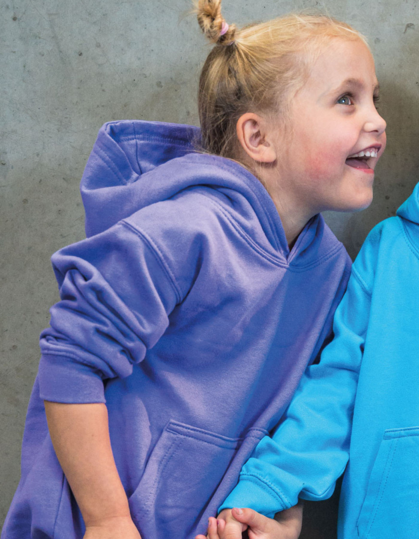 Hoodie för barn | Candyfloss Pink