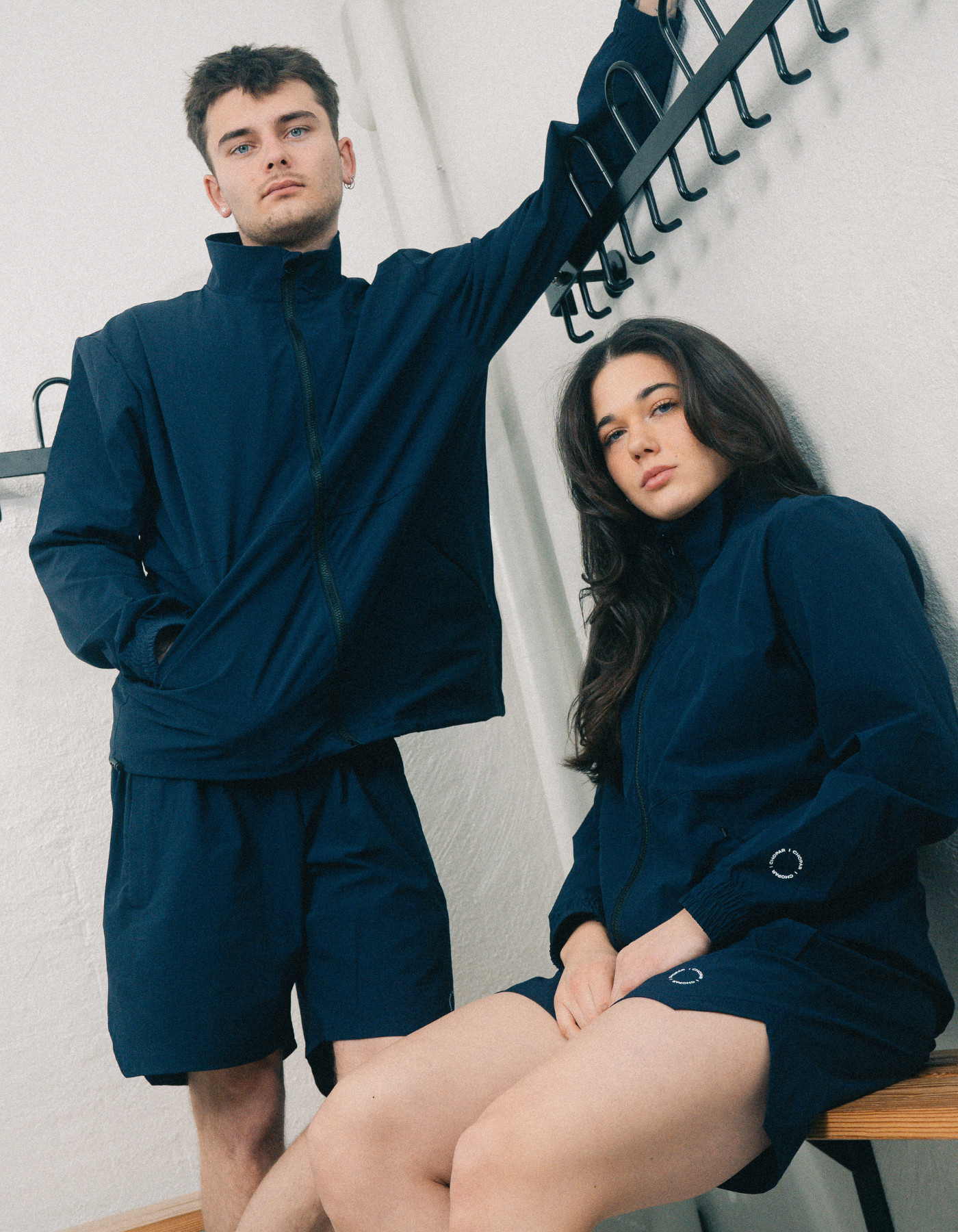 Tech 01 full zip | Unisex Marine blue