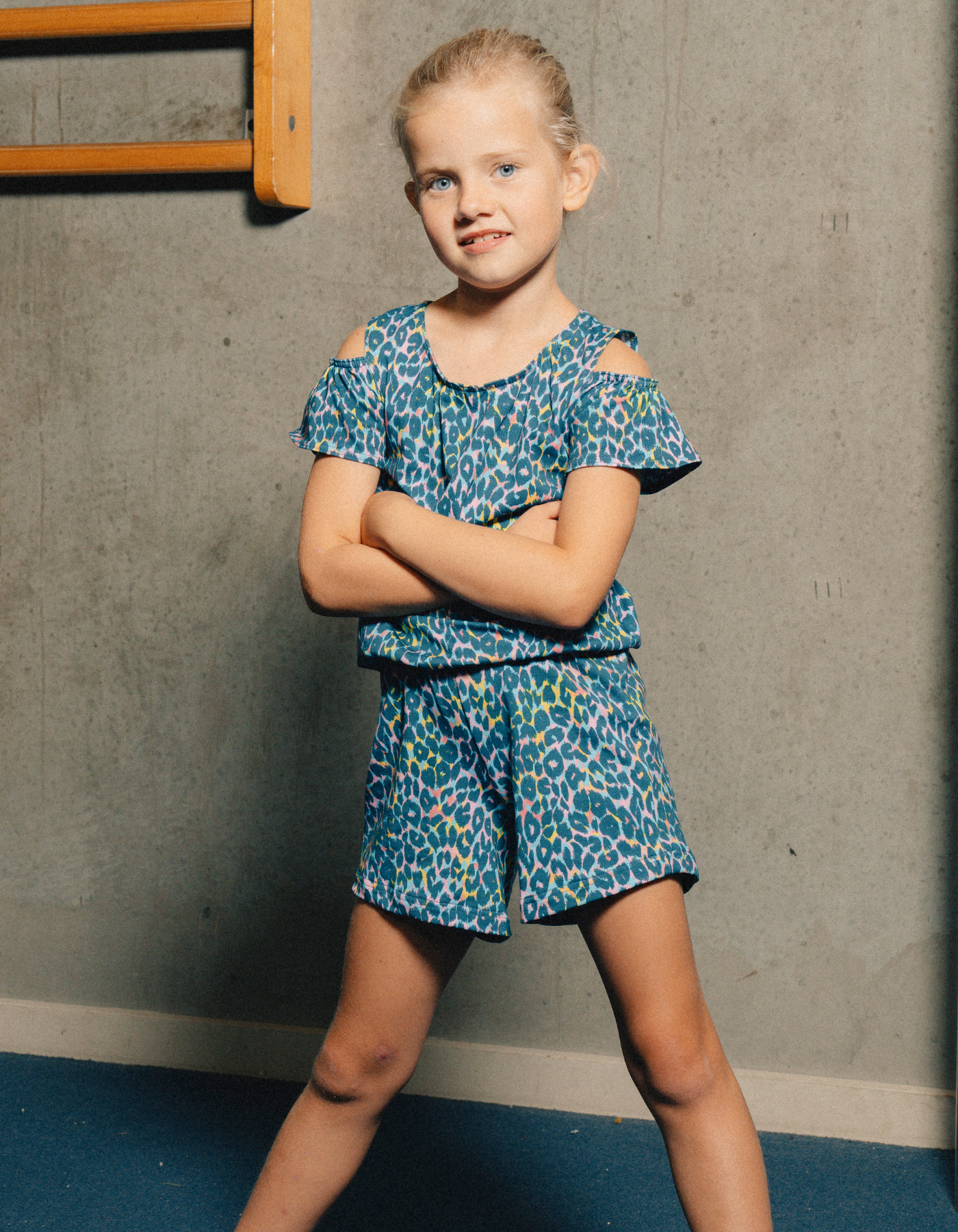 Jumpsuit | NS-176 Blå Leo
