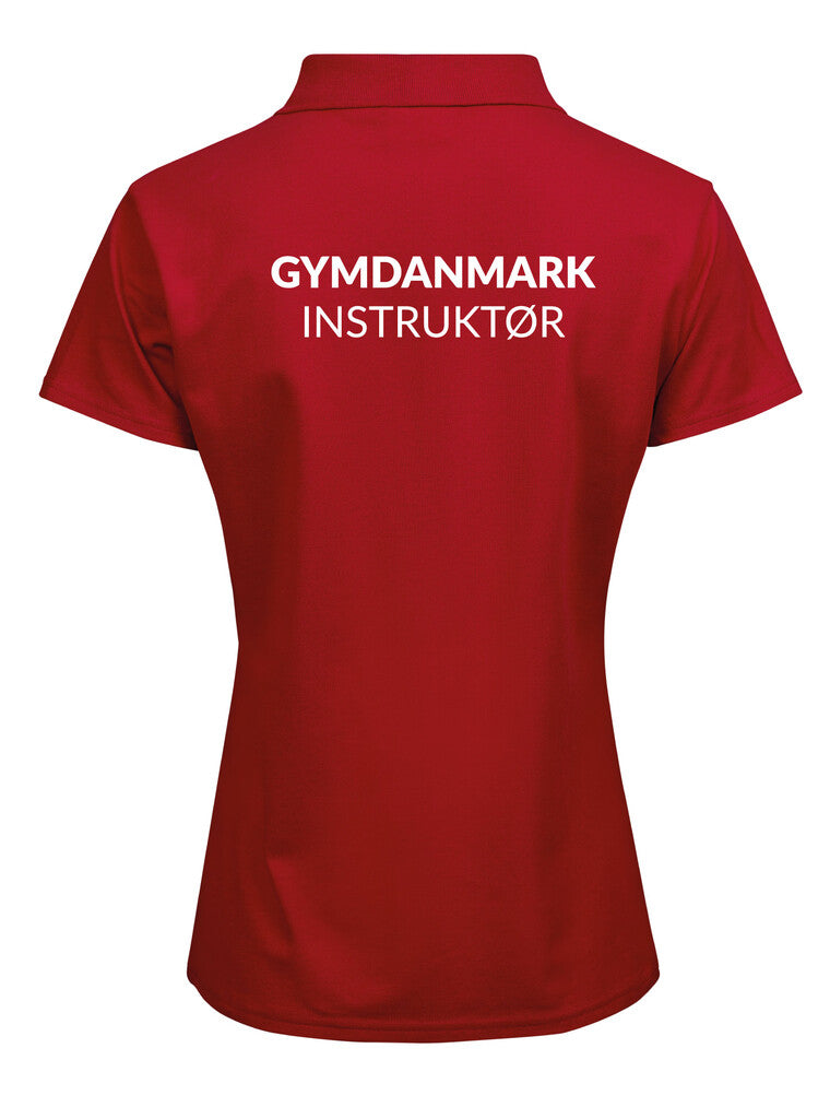 GymDanmark Tee Jays Luxury Polo | Röd
