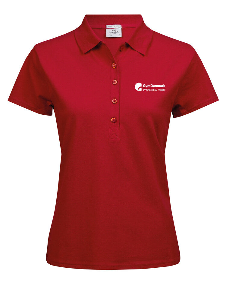 GymDanmark Tee Jays Luxury Polo | Röd