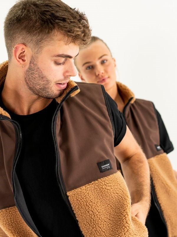 Teddyväst | Unisex Brun