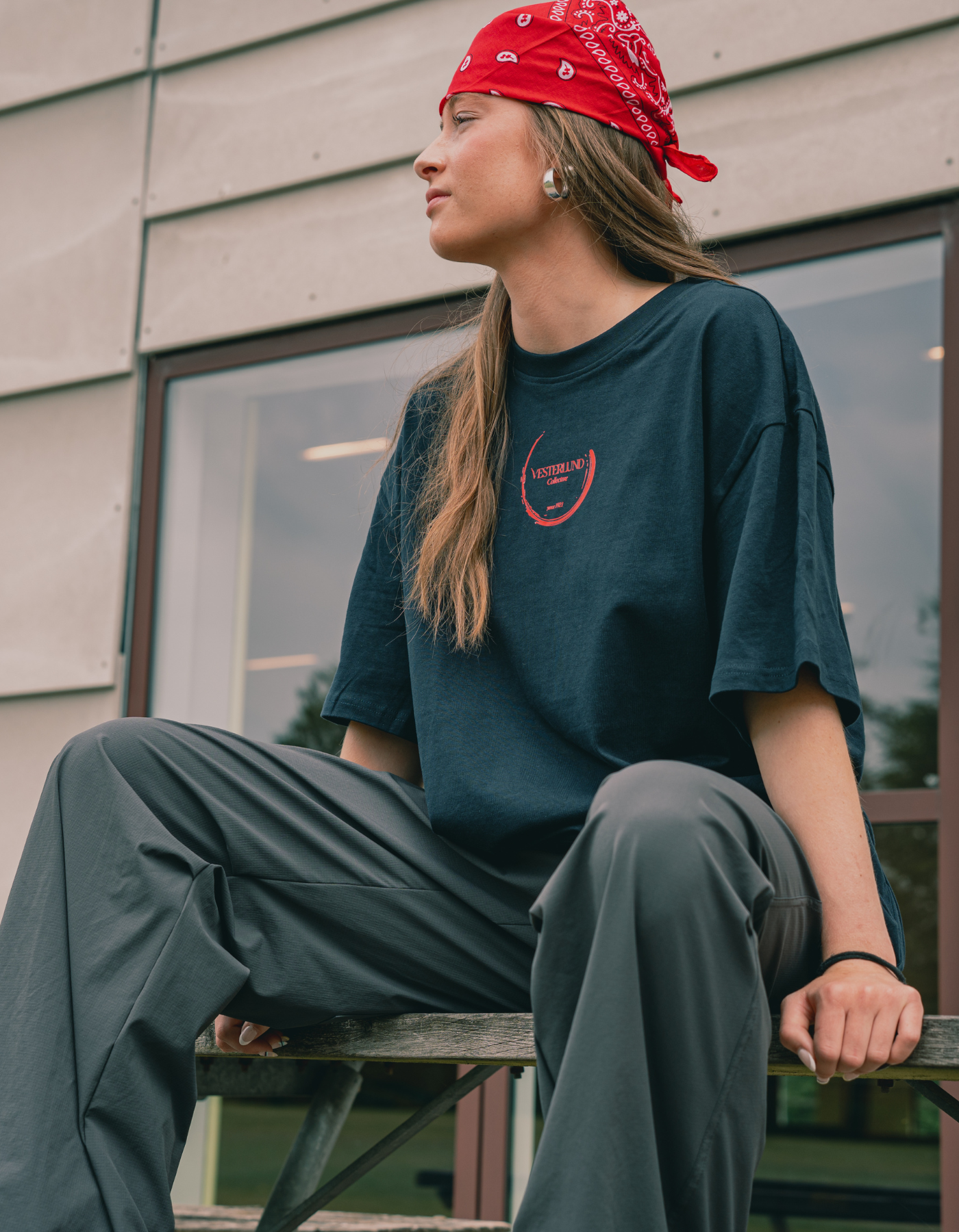 Vesterlund Collective Oversized Tee Navy
