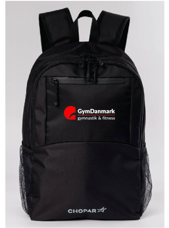 GymDanmark | Ryggsäck | 20L Svart